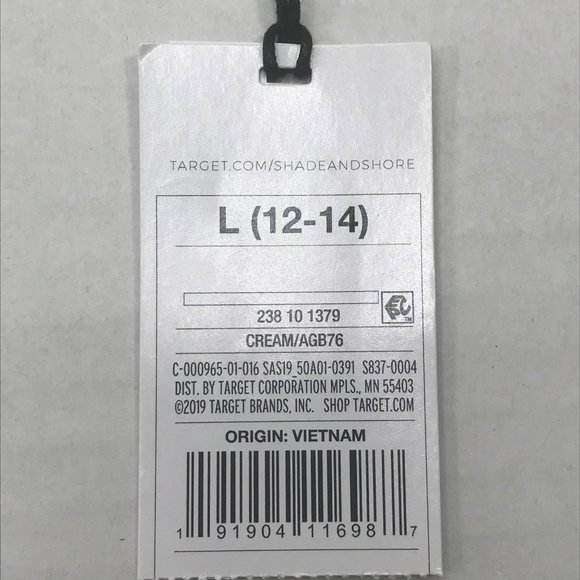 Shade And Shore Women's Sz. Large 12-14 High Leg Extra Cheeky Bikini Swim Bottom - Picture 4 of 8